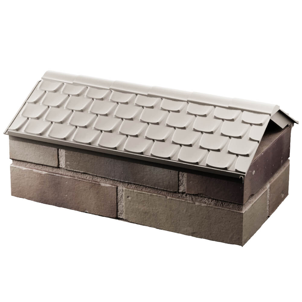 Парапет Zking Эльбрус Бежевый с посадкой на 1 кирпич (255мм) в Туринске фото