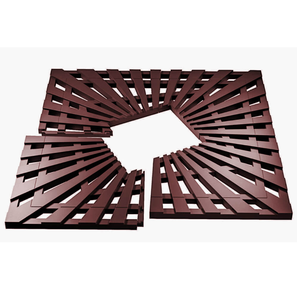 Приствольная решетка для дерева ZKING ATMOSPHERE 1.2х1.2м Коричневая в Туринске фото