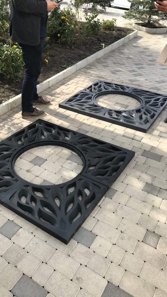 Приствольная решетка для дерева ZKING CRUST 1.2х1.2м Черная в Туринске фото