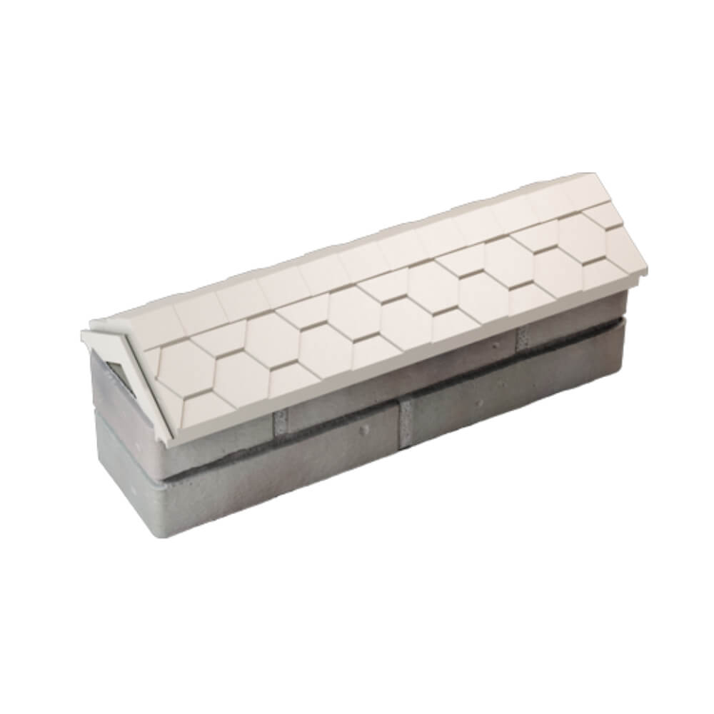 Парапет Zking Эверест Бежевый с посадкой на 0.5 кирпича (130мм) в Туринске фото