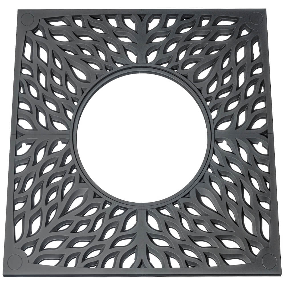 Приствольная решетка для дерева ZKING CRUST 2х2м Черная Туринск фото