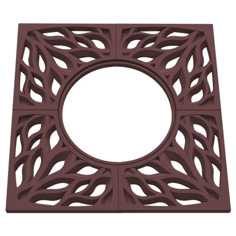 Приствольная решетка для дерева ZKING CRUST 1.2х1.2м Коричневая в Туринске фото