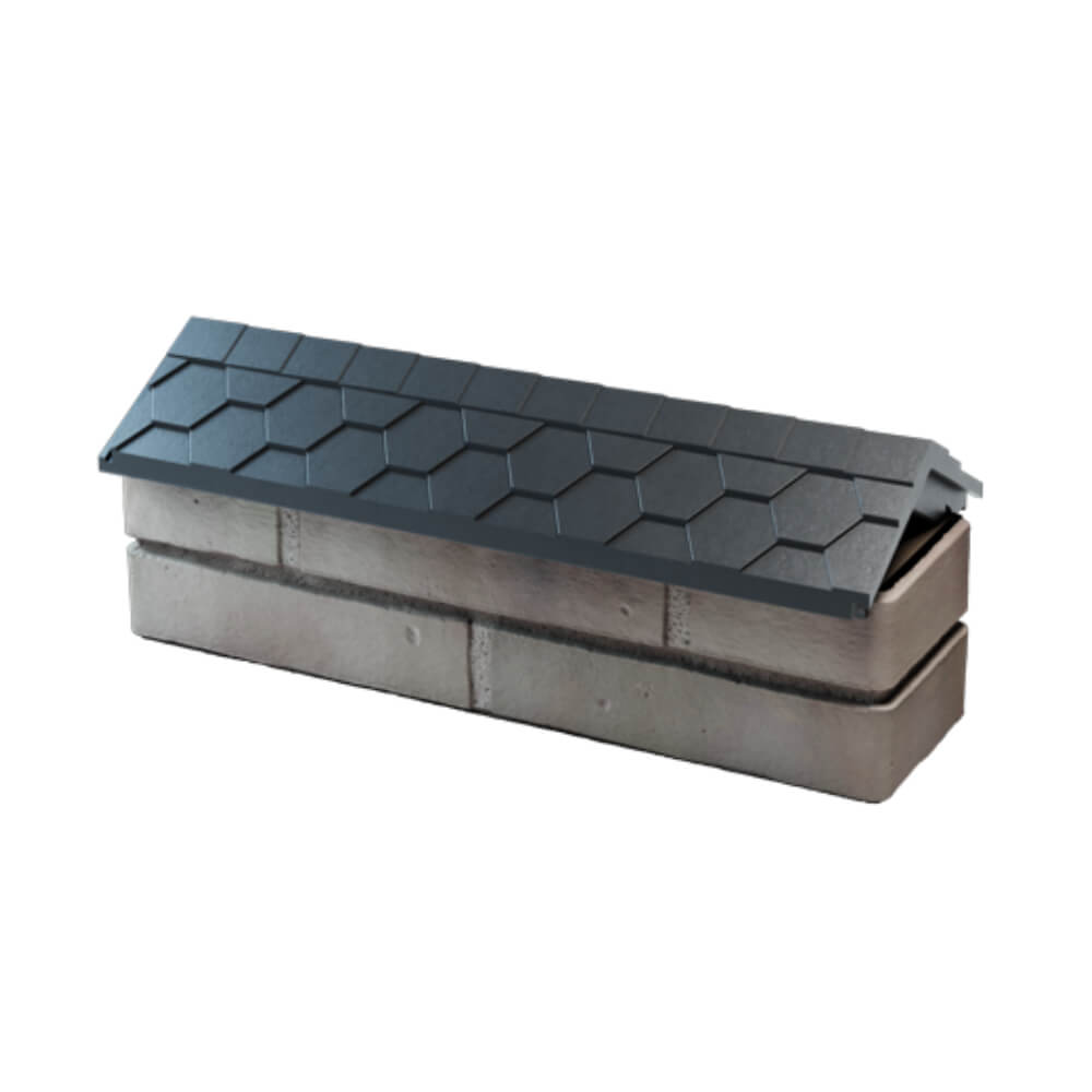 Парапет Zking Эверест Серый с посадкой на 0.5 кирпича (130мм) в Туринске фото