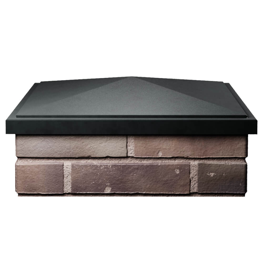 Колпак Zking БонаМоно Черный на столб 2х2 кирпича (515х515, 530х530мм) Туринск фото