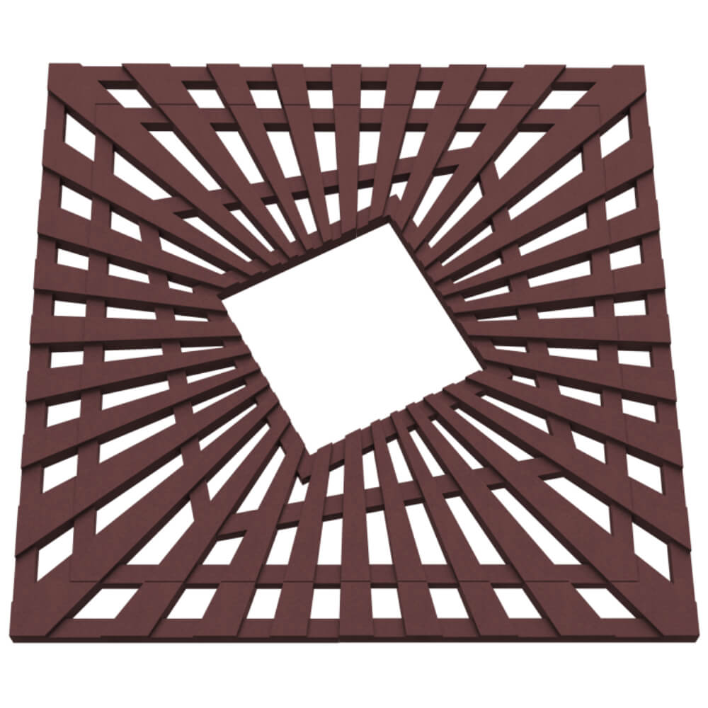 Приствольная решетка для дерева ZKING ATMOSPHERE 1.2х1.2м Коричневая в Туринске фото