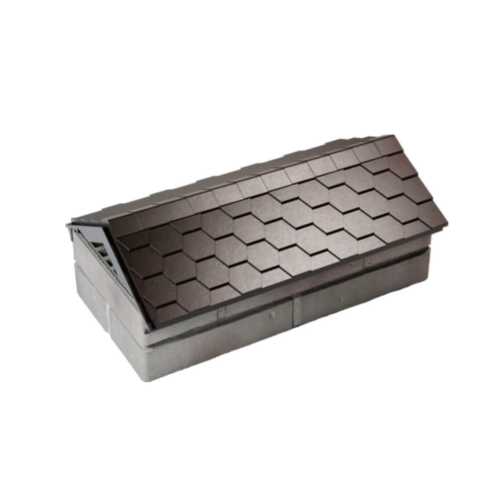 Парапет Zking Эверест Коричневый с посадкой на 1 кирпич (200/225/255мм) в Туринске фото