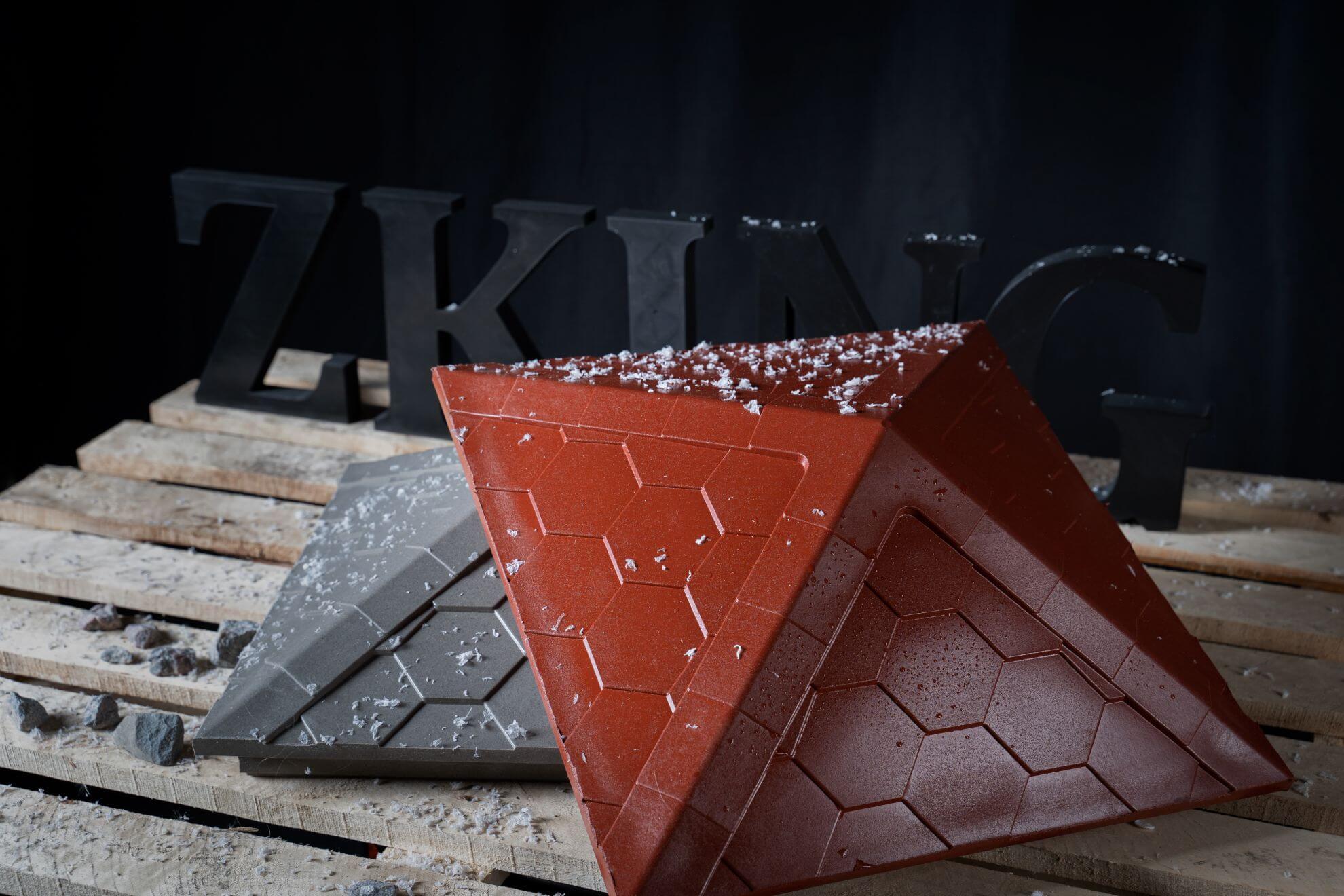 Колпак Zking Эверест Красный на столб 1.5х1.5 кирпича (390х390мм) в Туринске фото