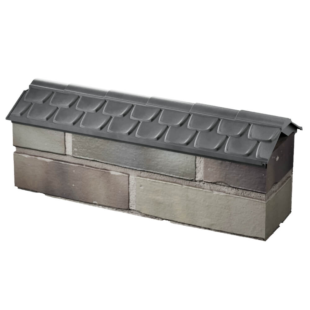 Парапет Zking Эльбрус Серый с посадкой на 0.5 кирпича (130мм) в Туринске фото