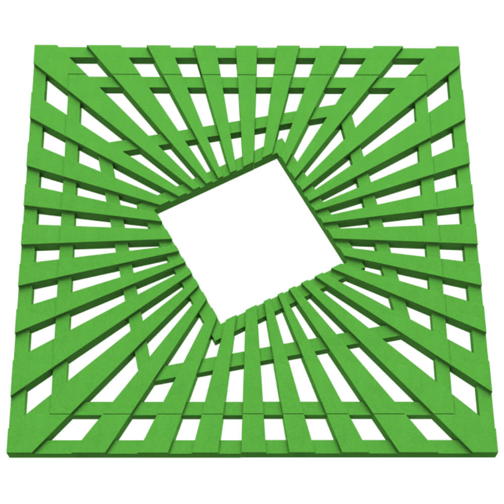 Приствольная решетка для дерева ZKING ATMOSPHERE 1.2х1.2м Зеленая в Туринске фото