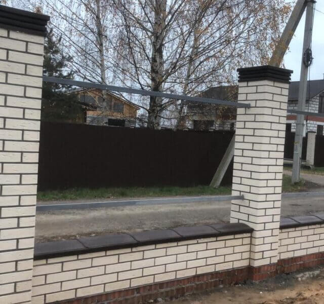 Колпак Zking Бона ХайТек Коричневый на столб 1.5х1.5 кирпича (385х385мм) в Туринске фото