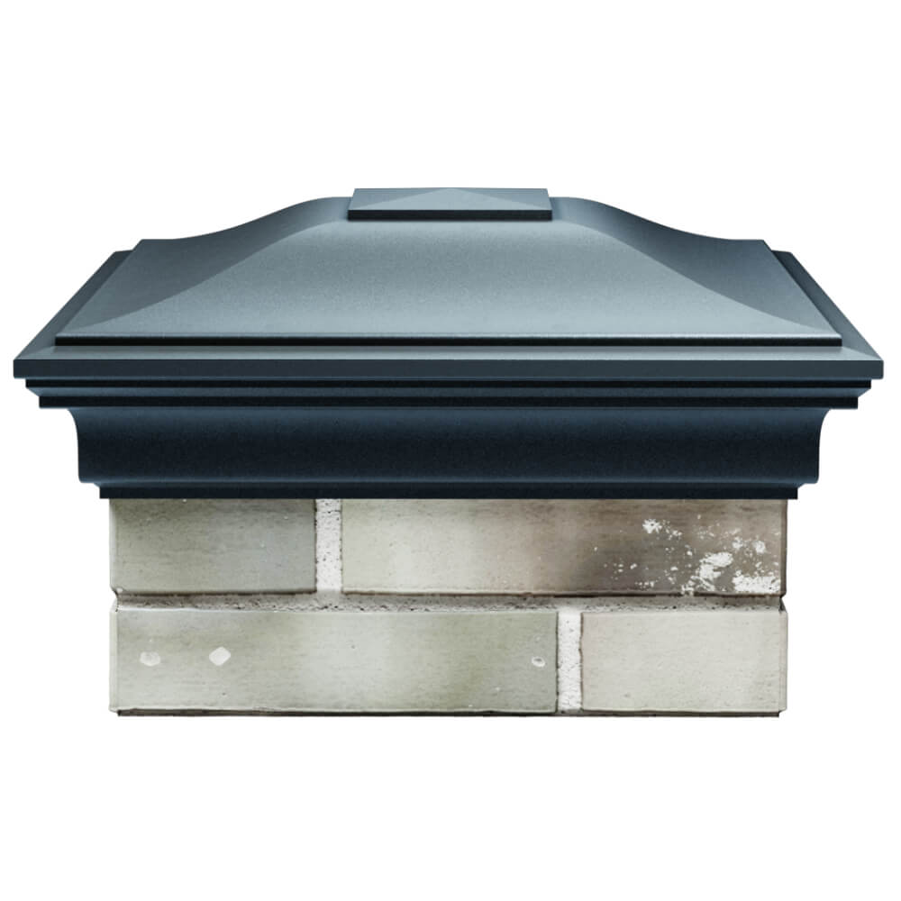 Колпак Zking Монблан Серый на столб 1.5х1.5 кирпича (385х385мм) Туринск фото