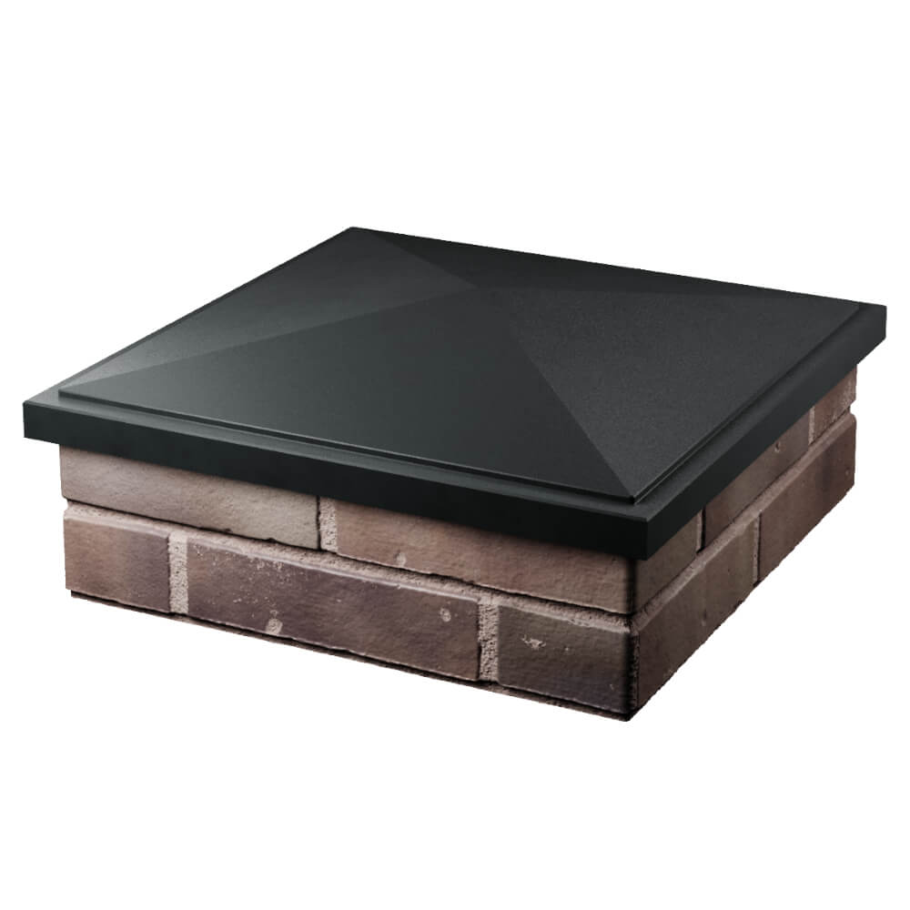 Колпак Zking БонаМоно Черный на столб 2х2 кирпича (515х515, 530х530мм) в Туринске фото