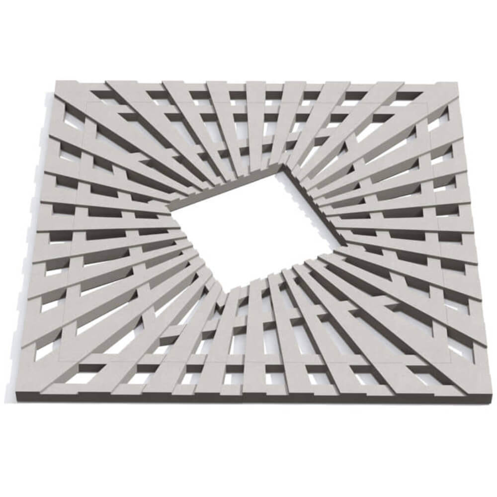 Приствольная решетка для дерева ZKING ATMOSPHERE 1.2х1.2м Бежевая Туринск фото