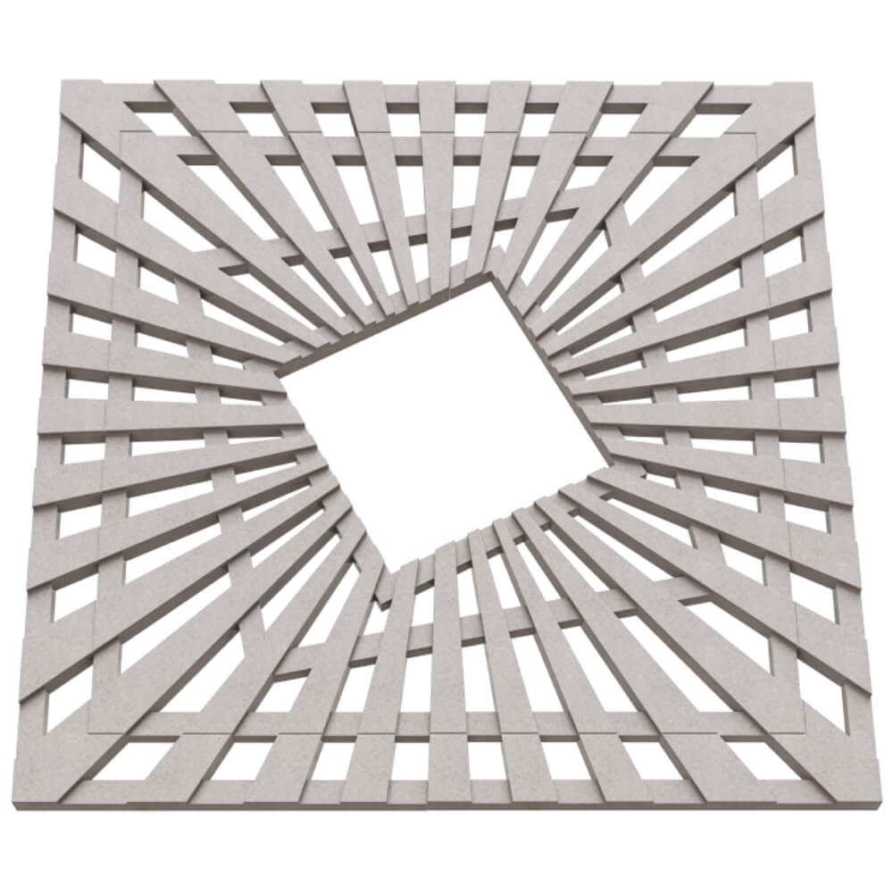 Приствольная решетка для дерева ZKING ATMOSPHERE 1.2х1.2м Бежевая в Туринске фото