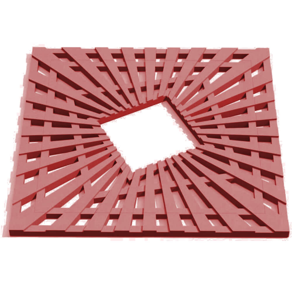 Приствольная решетка для дерева ZKING ATMOSPHERE 1.2х1.2м Красная Туринск фото