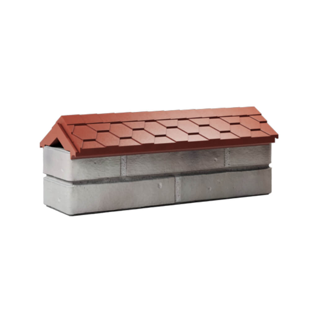 Парапет Zking Эверест Красный с посадкой на 0.5 кирпича (130мм) Туринск фото