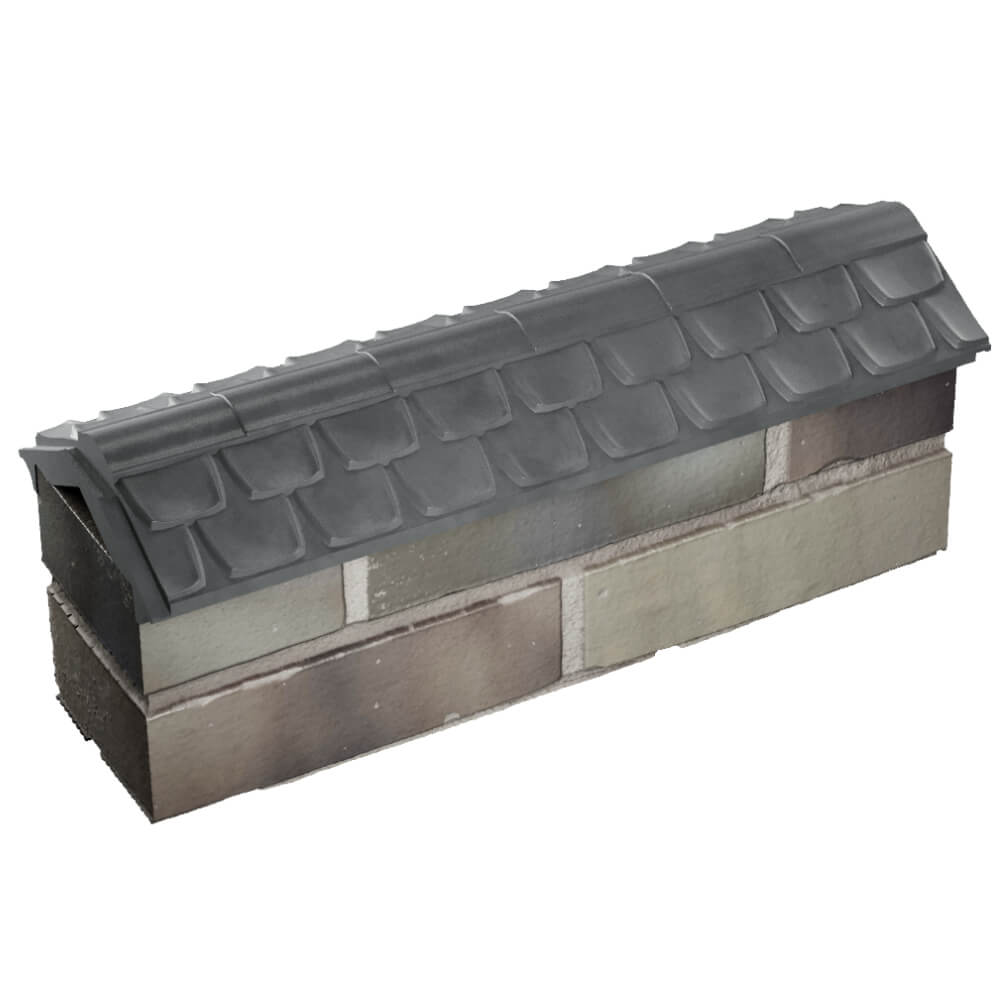 Парапет Zking Эльбрус Серый с посадкой на 0.5 кирпича (130мм) в Туринске фото