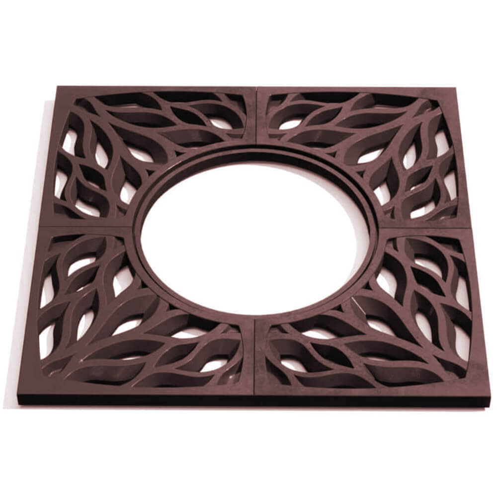 Приствольная решетка для дерева ZKING CRUST 1.2х1.2м Коричневая Туринск фото