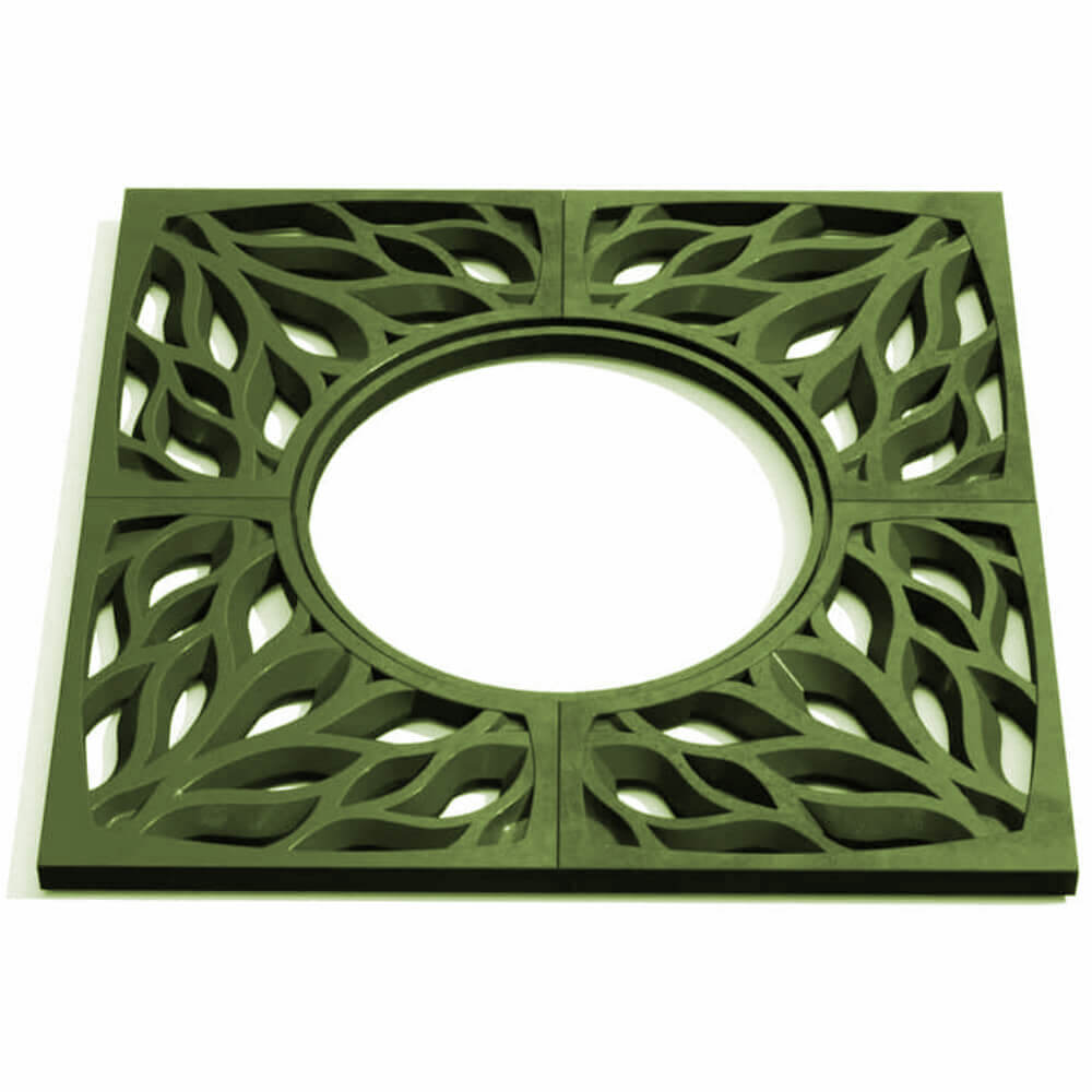 Приствольная решетка для дерева ZKING CRUST 1.2х1.2м Зеленая Туринск фото