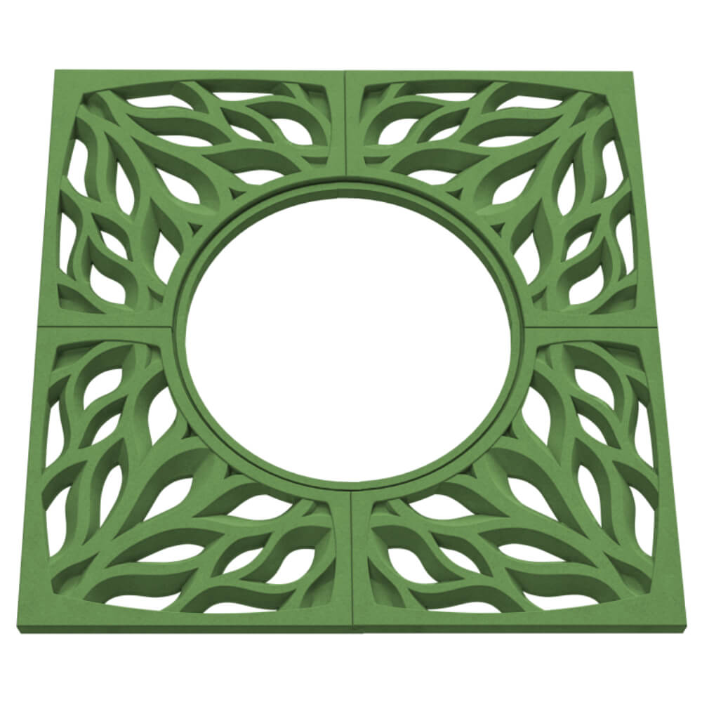 Приствольная решетка для дерева ZKING CRUST 1.2х1.2м Зеленая в Туринске фото