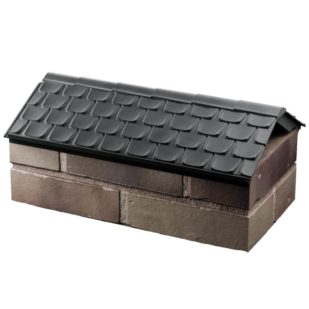 Парапет Zking Эльбрус Серый с посадкой на 1 кирпич (255мм) в Туринске фото