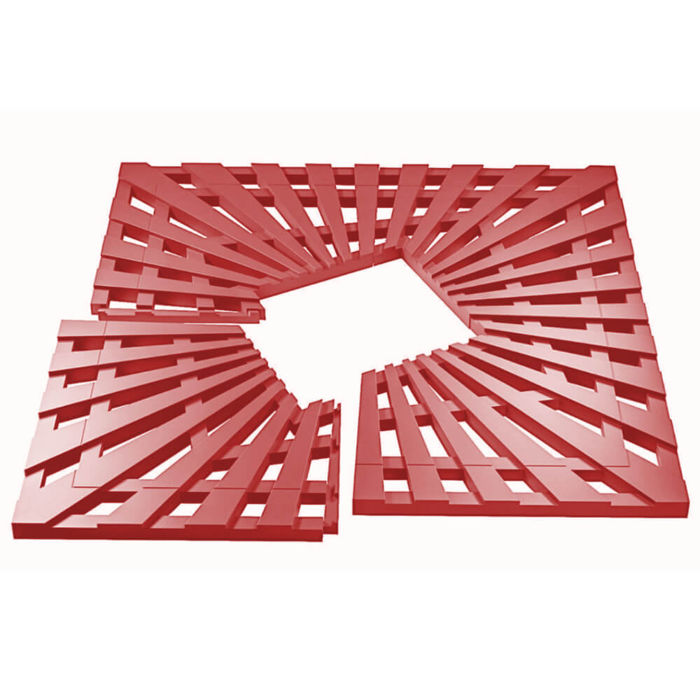 Приствольная решетка для дерева ZKING ATMOSPHERE 1.2х1.2м Красная в Туринске фото