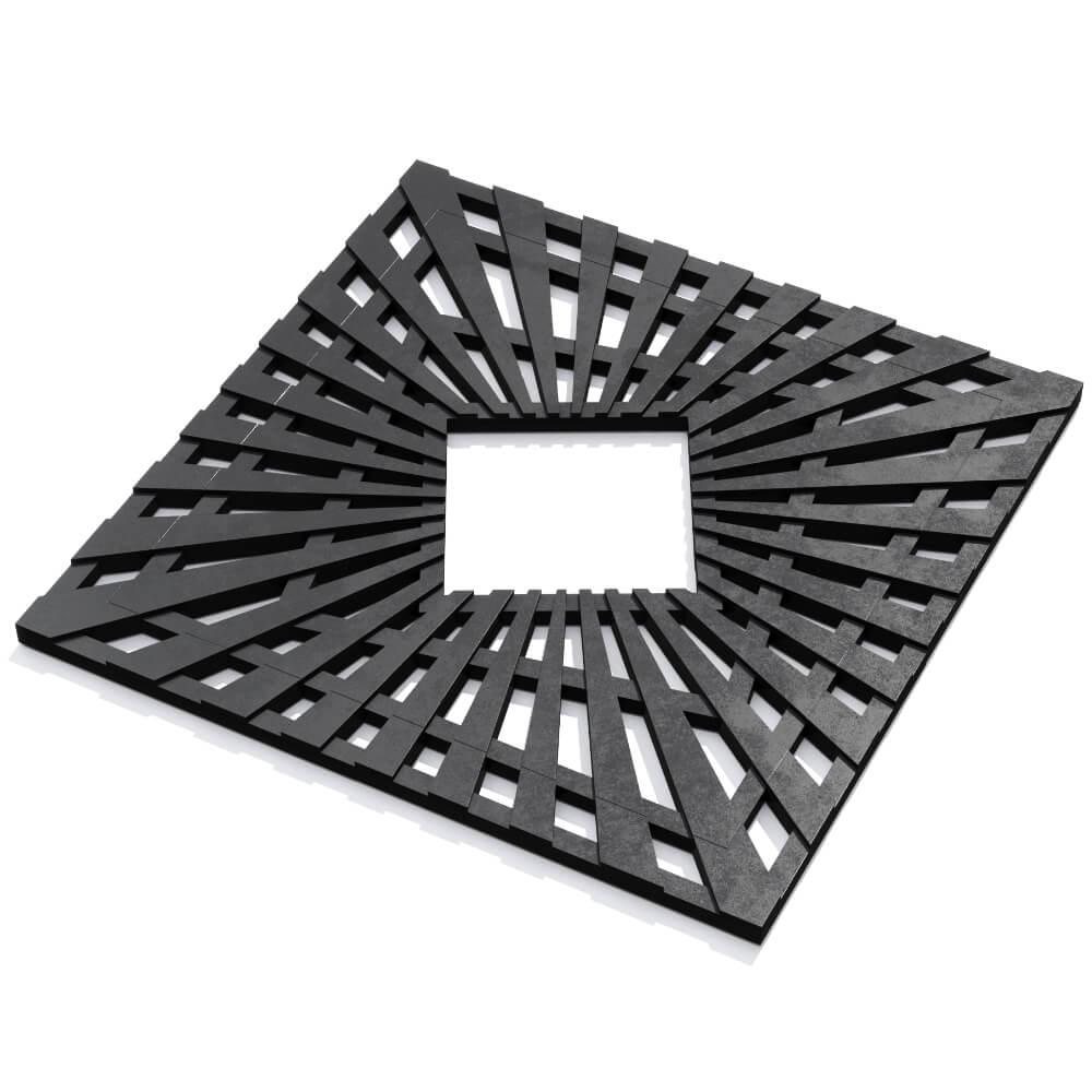 Приствольная решетка для дерева ZKING ATMOSPHERE 1.2х1.2м Черная в Туринске фото