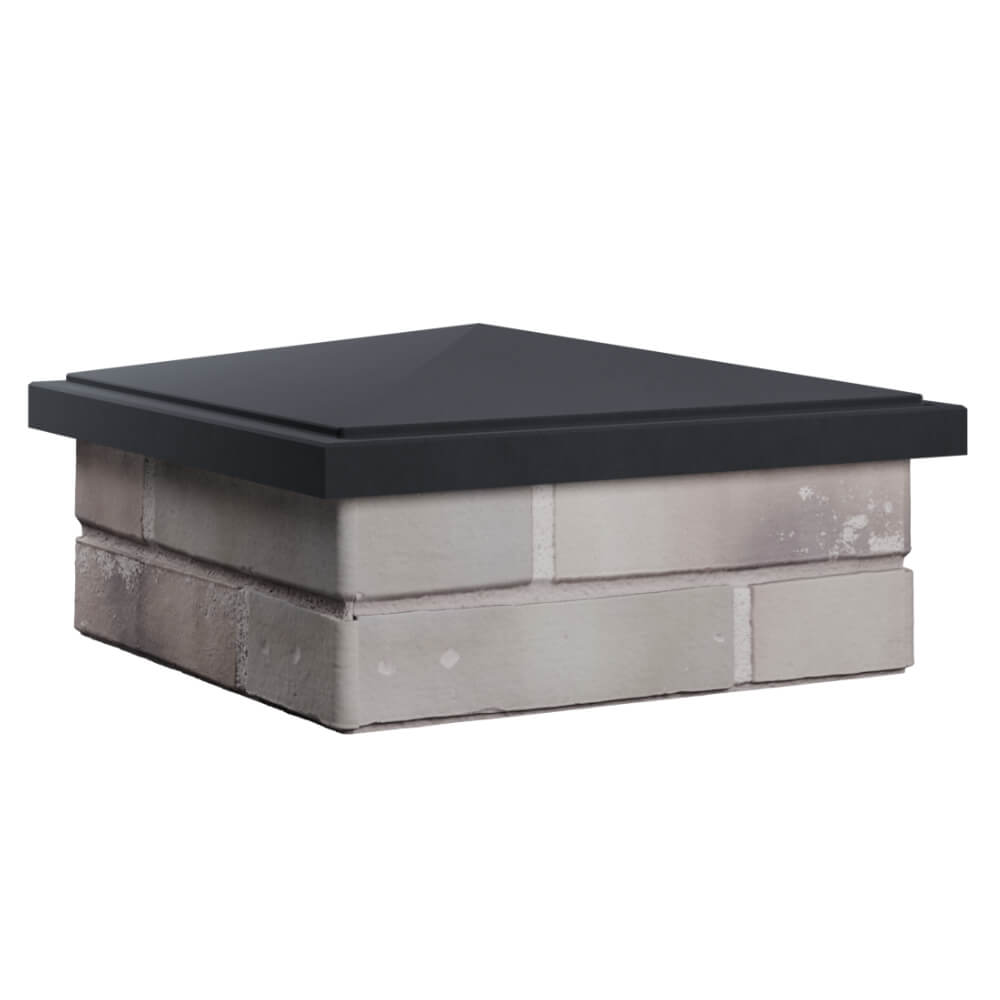 Колпак Zking БонаМоно Серый на столб 1.5х1.5 кирпича (385х385, 400х400мм) в Туринске фото