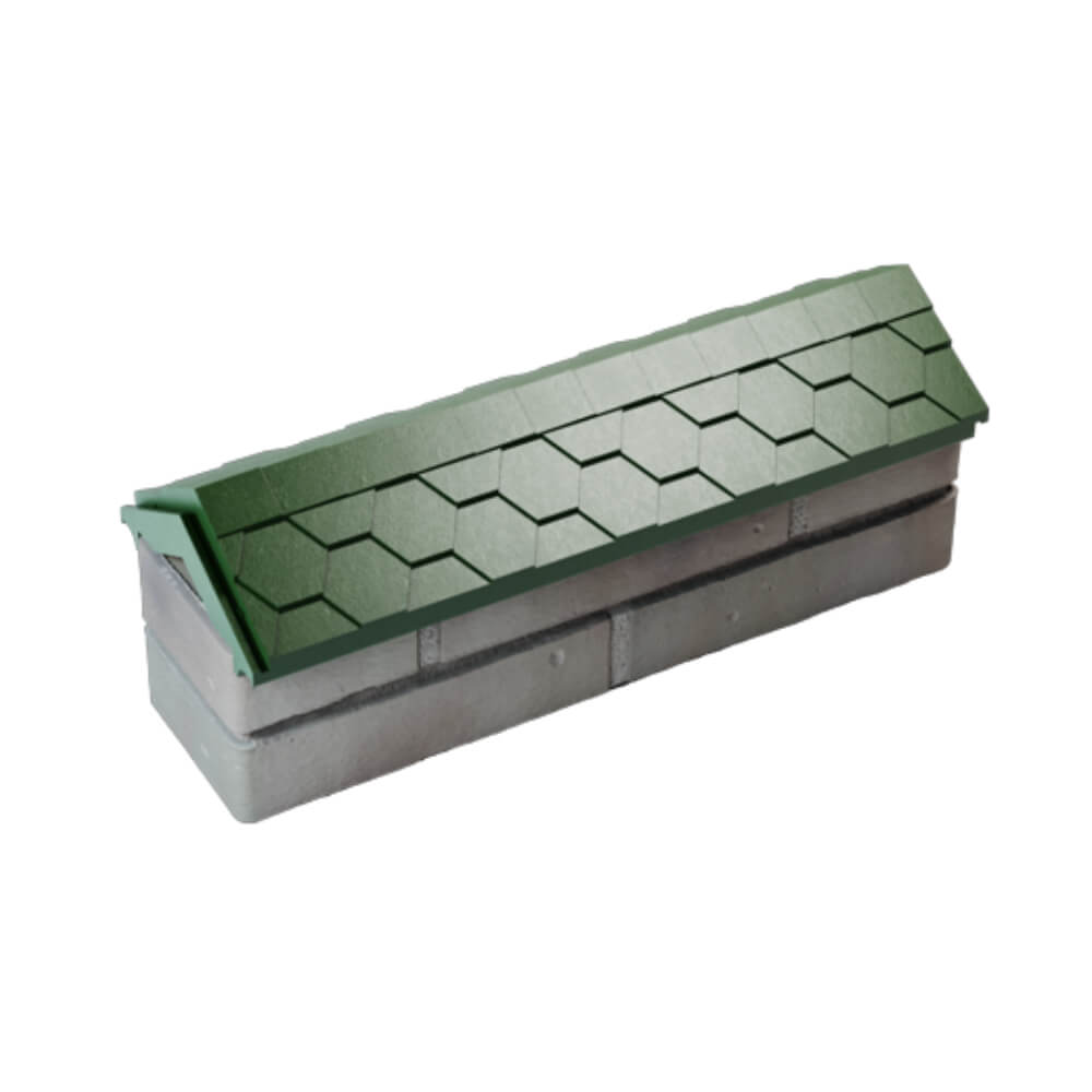 Парапет Zking Эверест Зеленый с посадкой на 0.5 кирпича (130мм) в Туринске фото