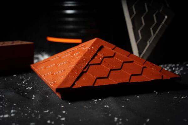 Колпак Zking Эверест Красный на столб 1.5х1.5 кирпича (390х390мм) в Туринске фото