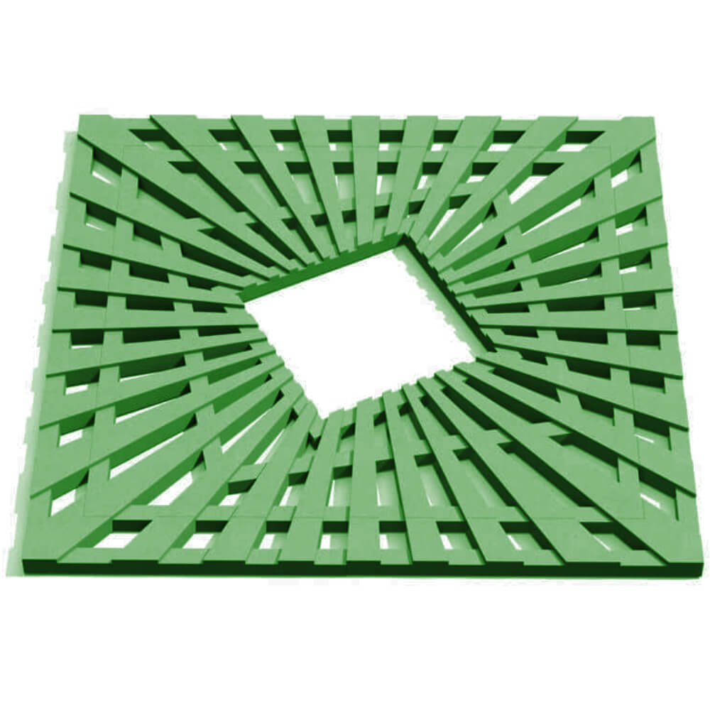 Приствольная решетка для дерева ZKING ATMOSPHERE 1.2х1.2м Зеленая Туринск фото