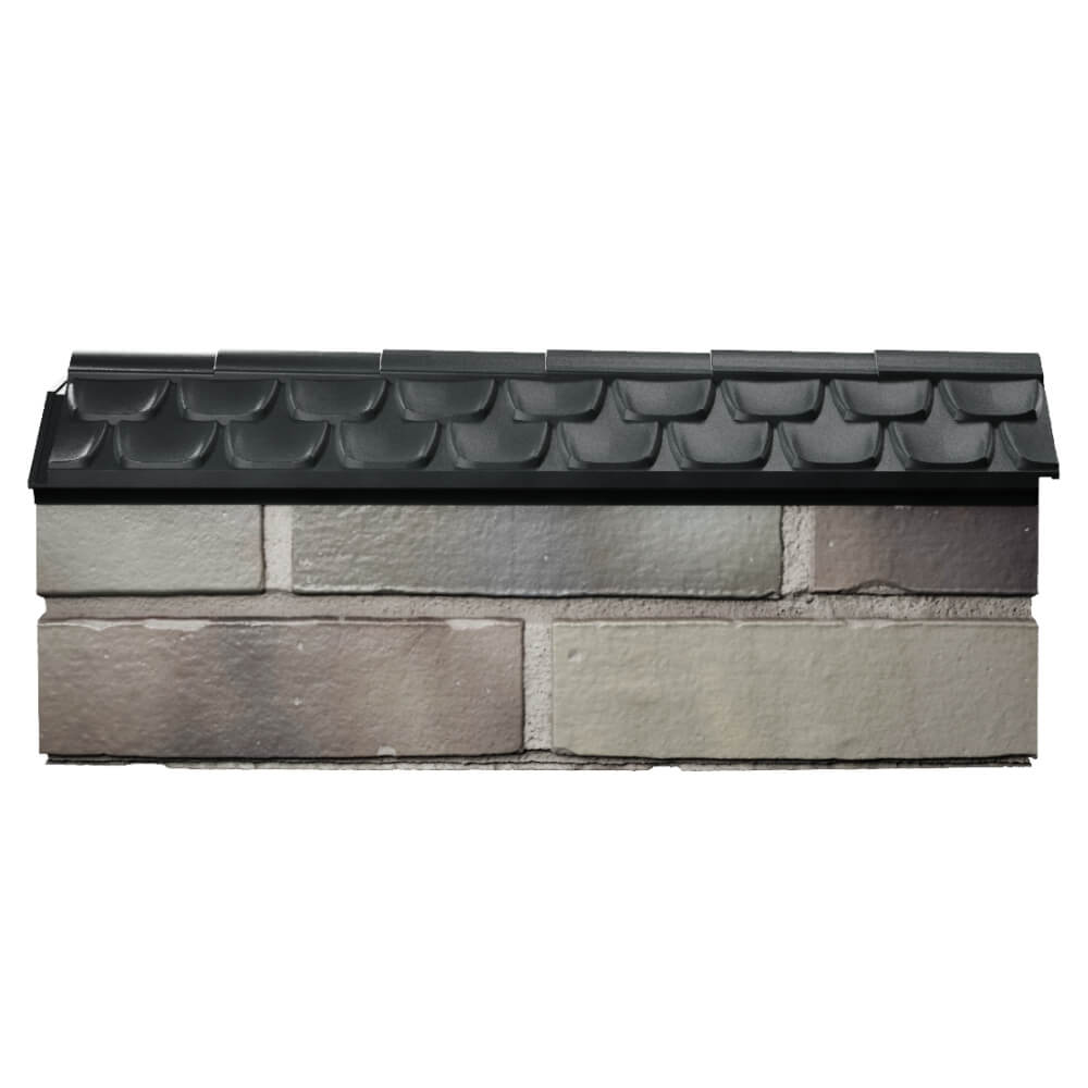 Парапет Zking Эльбрус Черный с посадкой на 0.5 кирпича (130мм) в Туринске фото