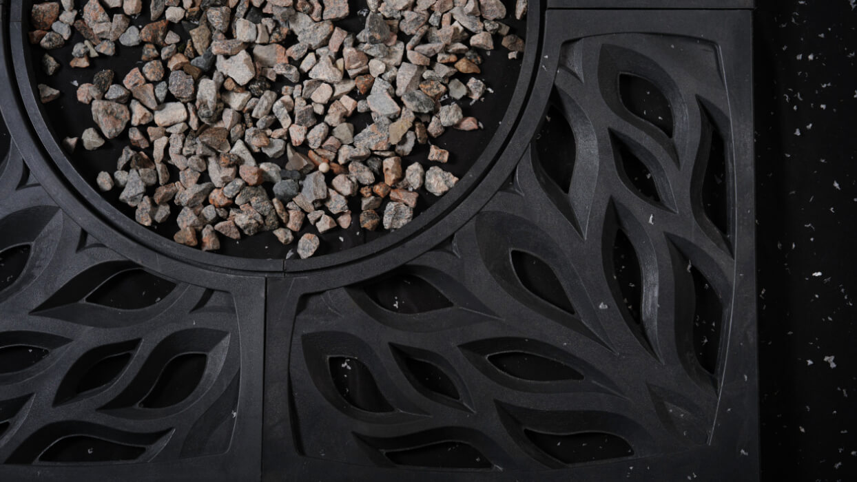 Приствольная решетка для дерева ZKING CRUST 1.2х1.2м Черная в Туринске фото