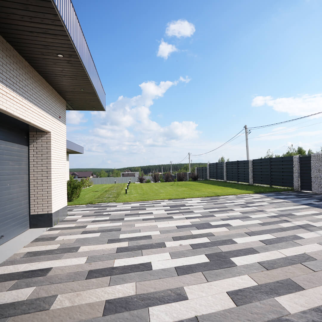 Шаговая плита STONE Черный Сланец 990х330х55мм в Туринске фото